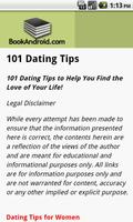 101 Dating Tips تصوير الشاشة 1