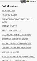 Get Paid To Play Golf ảnh chụp màn hình 1