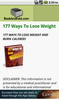 177 Ways To Lose Weight Plakat
