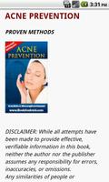 Acne Prevention capture d'écran 1