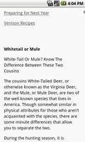 برنامه‌نما Deer Hunting Guide عکس از صفحه