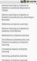 Express Learning capture d'écran 3