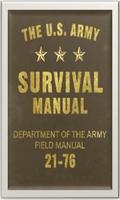 Army Survival Manual 포스터