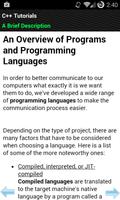 C++ Tutorial स्क्रीनशॉट 1