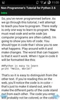Python Tutorial screenshot 1