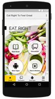 Eat Right To Feel Great plakat