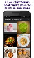 Bookmarks for Instagram पोस्टर