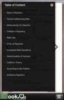 Chemical Kinetic Chemistry Formula e-Book captura de pantalla 1