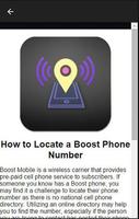 برنامه‌نما Boost Mobile Phone Locator عکس از صفحه