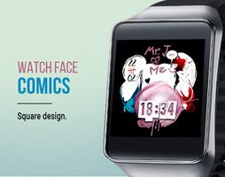برنامه‌نما Mad Love - Comics Watch Face عکس از صفحه