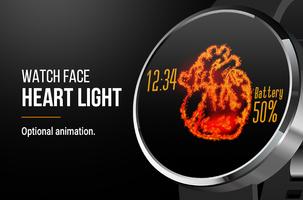 Heart Ablaze 🔥 Watch Face syot layar 1