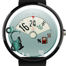Let's Roll: Scooter Watch Face APK