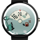 Let's Roll: Scooter Watch Face icône