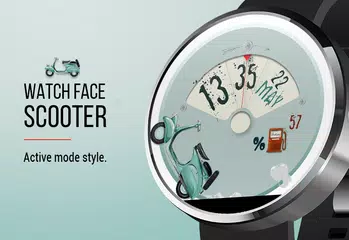 Let's Roll: Scooter Watch Face APK download
