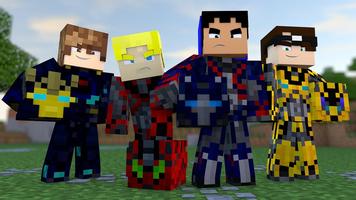 Skin Power Ranger for Minecraft PE โปสเตอร์