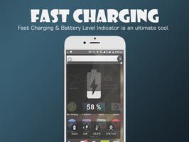 Fast Charging & Battery Level Indicator Affiche
