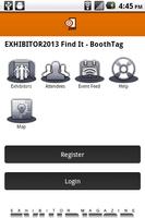 EXHIBITOR2013 Find It BoothTag poster