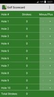 Golf Scorecard Kostenlos Screenshot 2