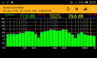 Sound Level Meter capture d'écran 1