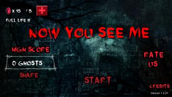 Now You See Me - Horror Game Plakat
