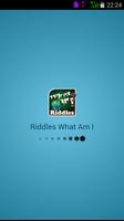 Riddles What am I Affiche