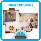 3D Home Floor Plan Ideas icône