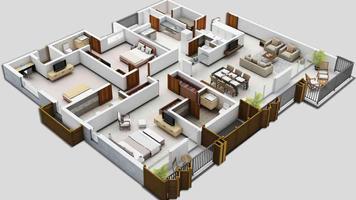 3D Home Floor Plan Ideas capture d'écran 3
