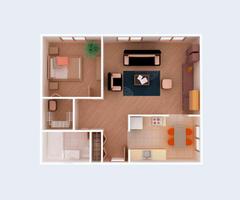 برنامه‌نما 3D Small Home Plan Ideas عکس از صفحه