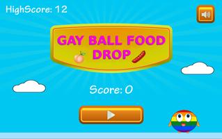 Gay Ball Food Drop स्क्रीनशॉट 2