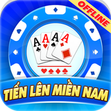 Tien Len Mien Nam Offline: Danh bai Southern Poker icône