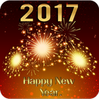 Beaux Bonne Année Voeux 2017 آئیکن