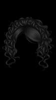 Girl Funny Hairstyle Photo Frame poster