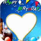 Happy Birthday Wishes Photo Frame أيقونة