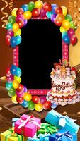 Happy Birthday Wishes Photo Frame plakat