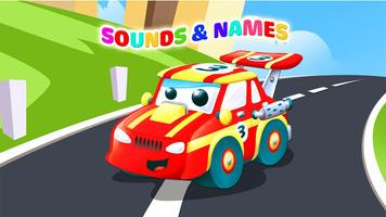 Toddler car games - car Sounds plakat