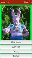 پوستر Saiyan DBZ Cosplay Quiz