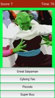 Saiyan DBZ Cosplay Quiz Ekran Görüntüsü 1