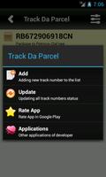 Track Da Parcel captura de pantalla 1