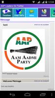 AAP Leaders On Twitter-poster