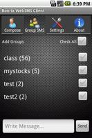 Bonrix WebSMS Client captura de pantalla 2