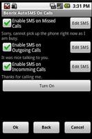 Bonrix AutoSMS on Calls screenshot 1