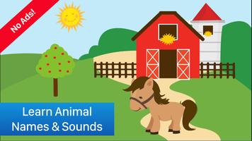 Poster Animal Friends - Toddler Games