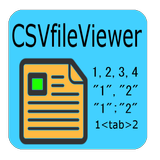 آیکون‌ CSV File Viewer
