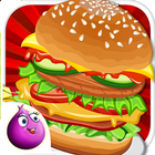 Burger Maker–Kids Cooking Game icône