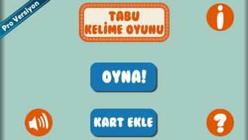 Tabu Kelime Oyunu capture d'écran 1
