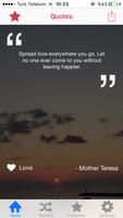 Daily Quotes - Love Motivation Affiche