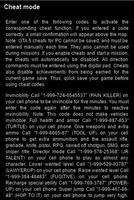 Cheats for GTA 5 Screenshot 2