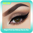 Elegant Prom Eye Makeup Step by Step icône