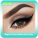 Elegant Prom Eye Makeup Step by Step आइकन