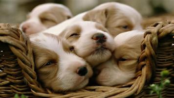 Cute Pups الملصق